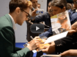 Reactions de Xavier Dolan a la sortie de la conference de presse de Mommy