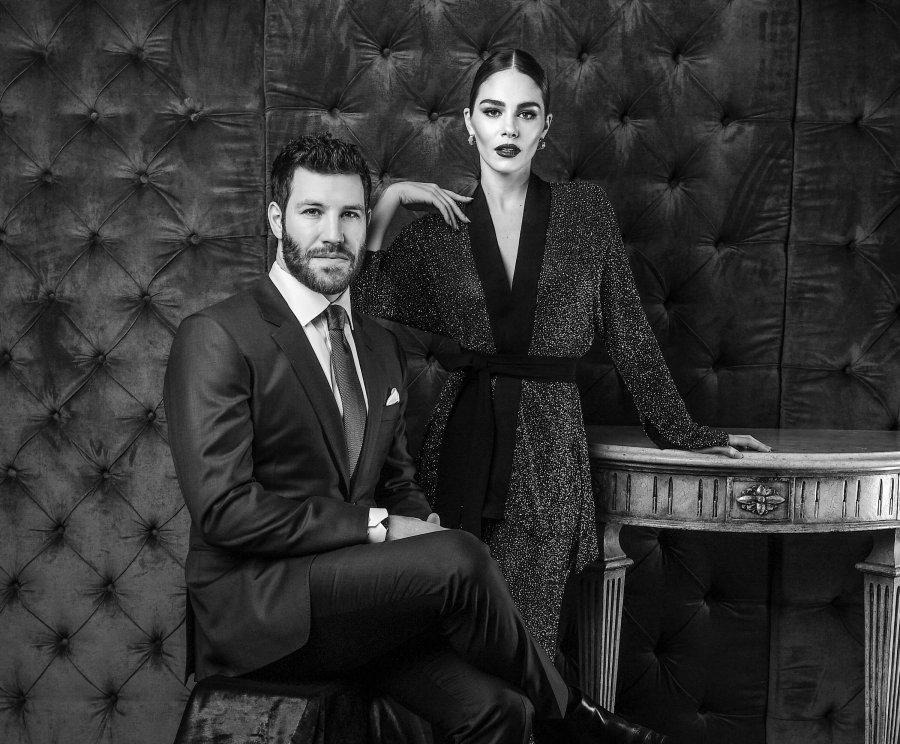 Brandon Prust, NHL hockey player and Maripier Morin, television host pose for the CAFA portrait studio held at Fairmont Royal York Hotel on April 15th, 2016 Photo George Pimentel